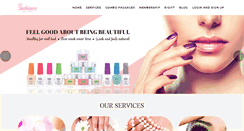 Desktop Screenshot of ambiancenailspa.com